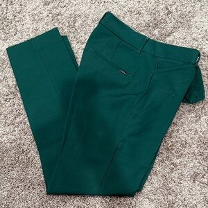 White House Black Market Green Slim Ankle Pants